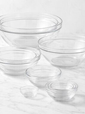 Glass Mixing Bowl 10-Piece Set